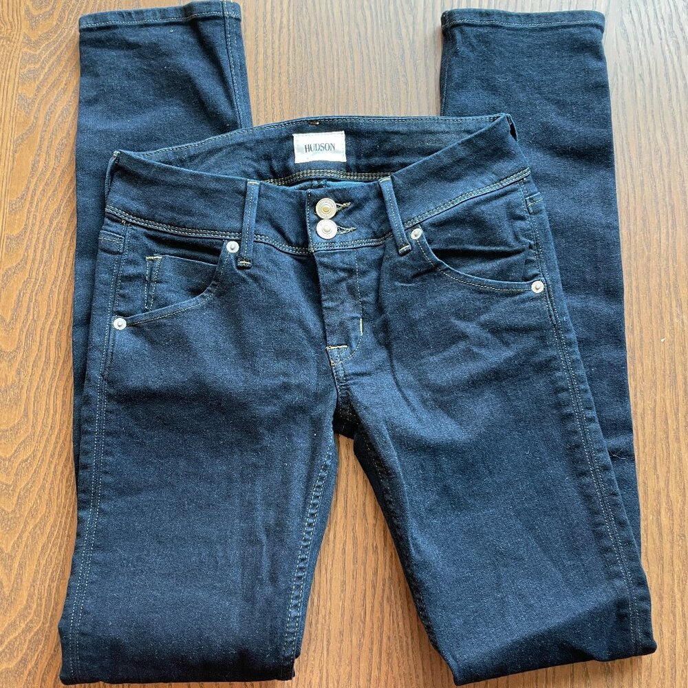 COPY - Hudson LA Collin Midrise Bootcut Jeans Dark Wash TALL 31"